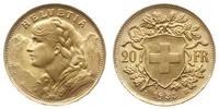 20 franków 1935 L-B, Brno, złoto 6.45 g, piękne,
