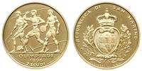 2 scudi 1996, złoto 6.45 g, piękne., Fr. 68