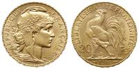 20 franków 1914, Paryż, złoto 6.44 g, piękne., G