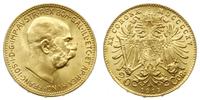 20 koron 1915, NOWE BICIE, złoto 6.76 g, piękne,