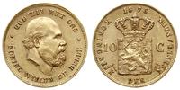 10 guldenów 1875, Utrecht, złoto 6.72 g, bardzo 