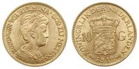 10 guldenów 1912, Utrecht, złoto 6.71 g, pięknie