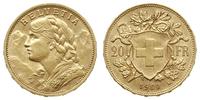 20 franków 1900 B, Berno, złoto 6.45 g, piękne.,