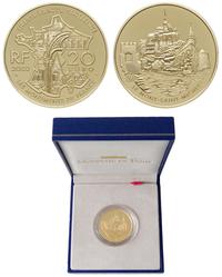 20 euro 2002, Paryż, Mont Saint Michel, złoto ''