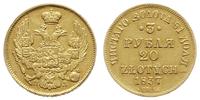 Polska, 3 ruble = 20 złotych, 1837 СПБ ПД