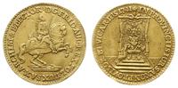dukat wikariacki 1741, Drezno, złoto 3.45 g, usz