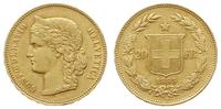 20 franków 1895/B, Bern, złoto 6.44 g, Fr. 495, 