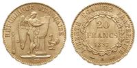 20 franków 1897/A, Paryż, złoto 6.44 g, Fr. 592,
