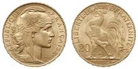 20 franków 1912/A, Paryż, złoto 6.45 g, Fr. 596a