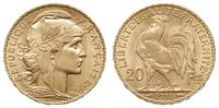 20 franków 1914/A, Paryż, złoto 6.44 g, Fr. 596a