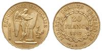 20 franków 1897 A, Paryż, złoto 6.44 g, piękne, 