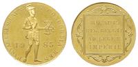 dukat 1985, Utrecht, złoto 3.49 g, Fr. 355