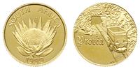 medal wagi 1/10 uncji, Aw.: Protea - kwiat ''Sre
