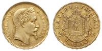 20 franków 1864/A, Paryż, złoto 6.44 g, Fr. 584,