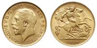 1/2 funta 1913, Londyn, złoto 3.99 g, Seaby 4006