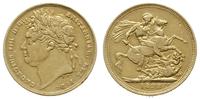 funt 1822, złoto 7.89 g, Fr. 376, Seaby 3800
