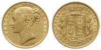 funt 1871/S, Sydney, złoto 7.93 g, Spink 3855
