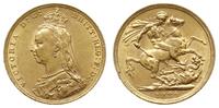 funt 1889, Londyn, złoto 7.98 g, Spink 3866B