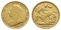 1/2 funta 1894, Londyn, złoto 3.93 g, Spink 3878