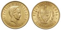 5 peso 1915, Filadelfia, złoto 8.34 g, Fr. 4