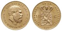 10 guldenów 1875, Utrecht, złoto 6.72 g, Fr. 342