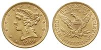 5 dolarów 1900, Filadelfia, "Liberty Head", złot