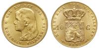 10 guldenów 1897, Utrecht, złoto 6.71 g, nieco r