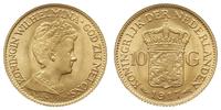 10 guldenów 1917, Utrecht, złoto 6.72 g, piękne,