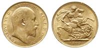 funt 1909, Londyn, złoto 7.97 g, Seaby 3969