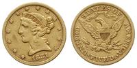 5 dolarów 1881, Filadelfia, Liberty Head, złoto 