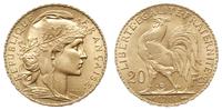 20 franków 1914, Paryż, złoto 6.46 g, piękne, Fr