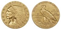 2 1/2 dolara 1913, Filadelfia, Indian Head, złot