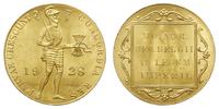 dukat  1928, Utrecht, złoto 3.50 g, piękny, Fr. 