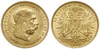 20 koron 1893, Wiedeń, złoto 6.76 g, ładnie zach