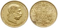 20 koron 1893, Wiedeń, złoto 6.77 g, Fr. 504