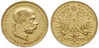 20 koron 1896, Wiedeń, złoto 6.76 g, Fr. 504