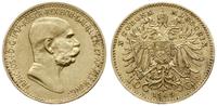 10 koron 1909, Wiedeń, typ Marshall, złoto 3.38 