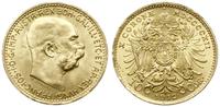 10 koron 1912, Wiedeń, NOWE BICIE, złoto 3.38 g,