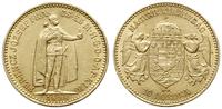 10 koron 1898, Kremnica, złoto 3.39 g, Fr. 252