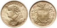 20 franków 1947 B, Berno, złoto 6.45 g, Fr. 499