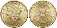 20 dolarów 1907, Filadelfia, typ Liberty, złoto 
