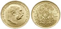 10 koron 1912, Wiedeń, NOWE BICIE, złoto 3.37 g