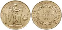 100 franków 1911/A, Paryż, złoto 32.24 g, Fr. 59