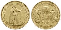 10 koron 1892/KB, Kremnica, złoto 3.36 g, Fr. 25