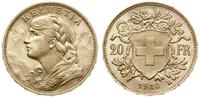 20 franków 1930/B, Berno, złoto 6.45 g, Fr. 499