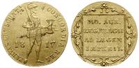 dukat 1817, Utrecht, złoto 3.46 g, Schulman 204,