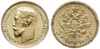 5 rubli 1902/AP, Petersburg, złoto 4.29 g, Fr. 1