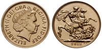 1 funt 2015, Londyn, złoto 7.99 g, Fr. 454, S. 4