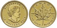 10 dolarów 2014, Liść klonowy, złoto "999.9", 7.