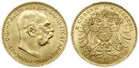 10 koron 1912, Wiedeń, NOWE BICIE, złoto 3.38 g,